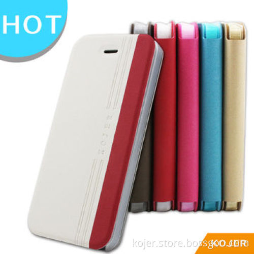 Popular Flip Mobile Phone Case for iPhone 5/5s without Stitching